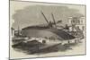 Accident to HMS Perseverance, in Woolwich Dockyard-null-Mounted Giclee Print