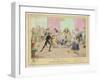 Accidents in Quadrille Dancing Mishaps to Avoid on the Dance Floor-George Cruikshank-Framed Art Print