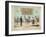 Accidents in Quadrille Dancing Mishaps to Avoid on the Dance Floor-George Cruikshank-Framed Art Print