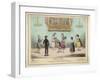 Accidents in Quadrille Dancing Mishaps to Avoid on the Dance Floor-George Cruikshank-Framed Art Print