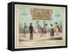 Accidents in Quadrille Dancing Mishaps to Avoid on the Dance Floor-George Cruikshank-Framed Stretched Canvas