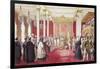 Acclamation of King John VI in Rio De Janeiro, Painting by Jean-Baptiste Debret-null-Framed Giclee Print