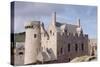 Accommodation and Guardhouse Facing Emerald Coast, View of Fort-La-Latte Castle, France-null-Stretched Canvas
