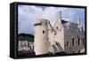 Accommodation and Guardhouse Seen from Courtyard, View of Fort-La-Latte Castle, France-null-Framed Stretched Canvas