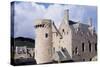 Accommodation and Guardhouse Seen from Courtyard, View of Fort-La-Latte Castle, France-null-Stretched Canvas