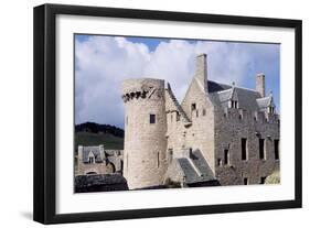 Accommodation and Guardhouse Seen from Courtyard, View of Fort-La-Latte Castle, France-null-Framed Giclee Print