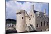 Accommodation and Guardhouse Seen from Courtyard, View of Fort-La-Latte Castle, France-null-Mounted Giclee Print