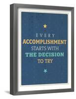 Accomplishment-Meme Hernandez-Framed Art Print