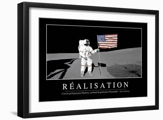 Accomplissement: Citation Et Affiche D'Inspiration Et Motivation-null-Framed Photographic Print