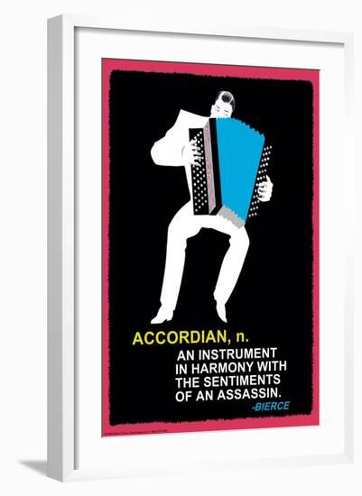 Accordian-null-Framed Art Print