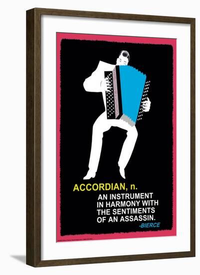 Accordian-null-Framed Art Print