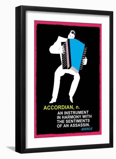 Accordian-null-Framed Art Print