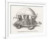 According to Hindu Belief the Earth is Supported on Elephants Standing on a Tortoise-Flammarion-Framed Art Print