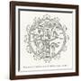 According to the Grandes Chroniques De Saint-Denis-Flammarion-Framed Art Print