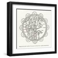 According to the Grandes Chroniques De Saint-Denis-Flammarion-Framed Art Print