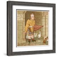 According to Tradition if It Rains-Robert Dudley-Framed Art Print