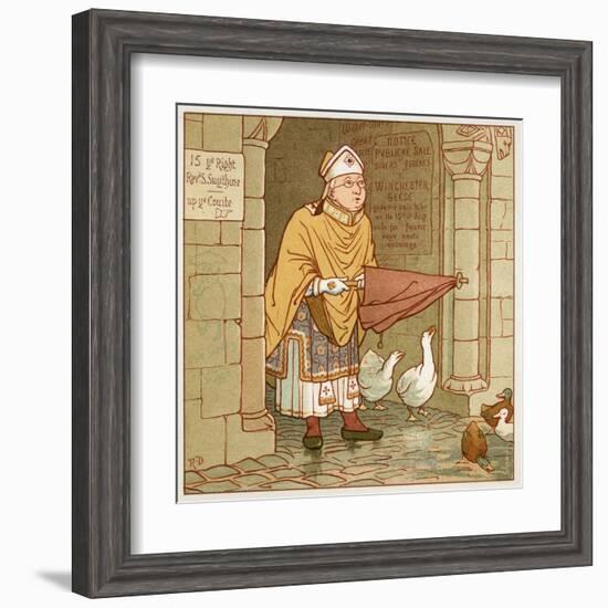 According to Tradition if It Rains-Robert Dudley-Framed Art Print