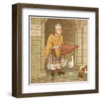 According to Tradition if It Rains-Robert Dudley-Framed Art Print