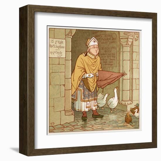 According to Tradition if It Rains-Robert Dudley-Framed Art Print