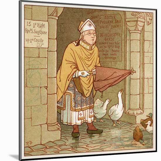 According to Tradition if It Rains-Robert Dudley-Mounted Art Print