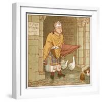 According to Tradition if It Rains-Robert Dudley-Framed Art Print