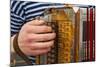 Accordion, Ethnic Group of Musicians, River Emajogi, Tartu, Estonia, Baltic States, Europe-Nico Tondini-Mounted Photographic Print