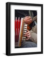 Accordion, Ethnic Group of Musicians, River Emajogi, Tartu, Estonia, Baltic States, Europe-Nico Tondini-Framed Photographic Print