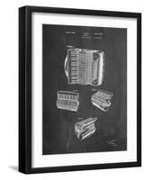 Accordion Patent-Cole Borders-Framed Art Print