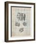 Accordion Patent-Cole Borders-Framed Art Print