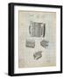 Accordion Patent-Cole Borders-Framed Art Print