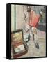 Accordion Player, 1999-Hector McDonnell-Framed Stretched Canvas