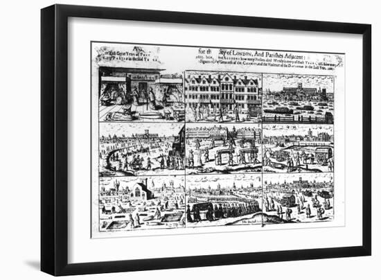 Account of the Great Plague of London in 1665-John Dunstall-Framed Giclee Print