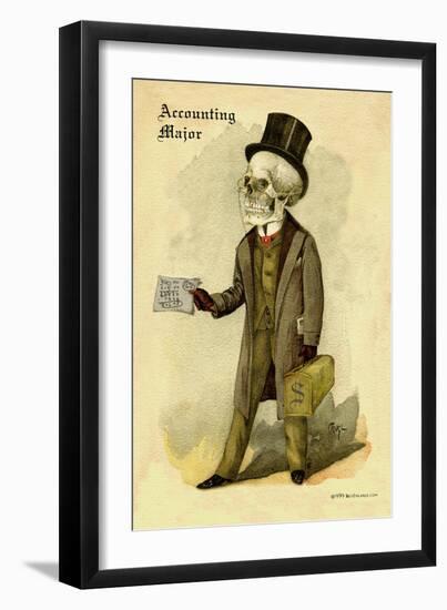 Accounting Major-F. Frusius M.d.-Framed Art Print