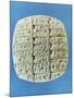 Accounts Table with Cuneiform Script, circa 2400 BC-Mesopotamian-Mounted Giclee Print