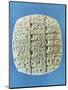 Accounts Table with Cuneiform Script, circa 2400 BC-Mesopotamian-Mounted Giclee Print