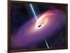 Accretion by a Supermassive Black Hole-null-Framed Photographic Print