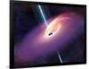 Accretion by a Supermassive Black Hole-null-Framed Photographic Print