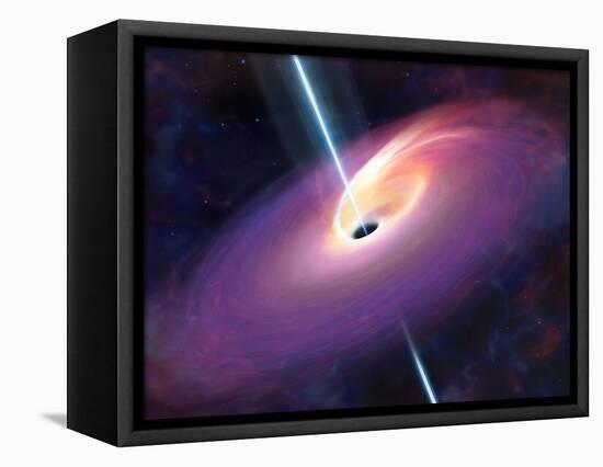 Accretion by a Supermassive Black Hole-null-Framed Stretched Canvas