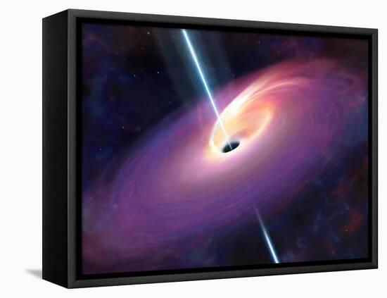 Accretion by a Supermassive Black Hole-null-Framed Stretched Canvas