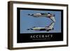 Accuracy: Inspirational Quote and Motivational Poster-null-Framed Photographic Print