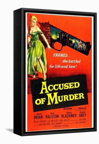 Accused of Murder-null-Framed Stretched Canvas