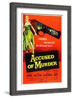 Accused of Murder-null-Framed Art Print