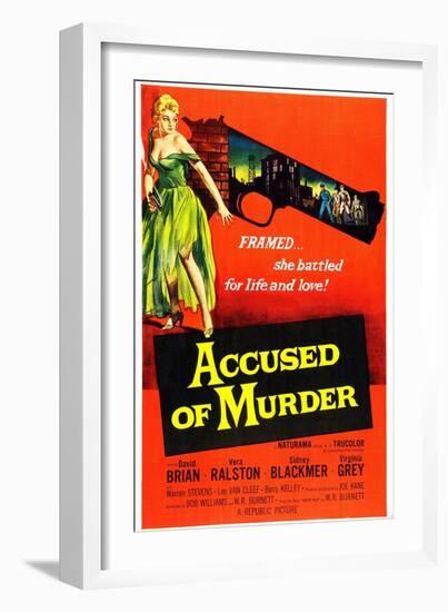 Accused of Murder-null-Framed Art Print