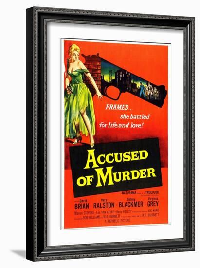 Accused of Murder-null-Framed Art Print