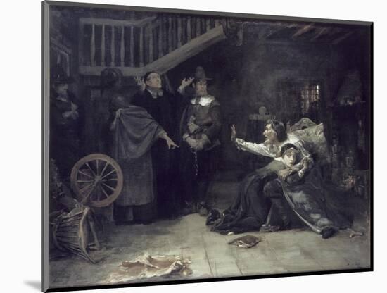 Accused of Witchcraft-Douglas Volk-Mounted Giclee Print