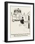 Accustoming Learners to Pedestrians-William Heath Robinson-Framed Art Print