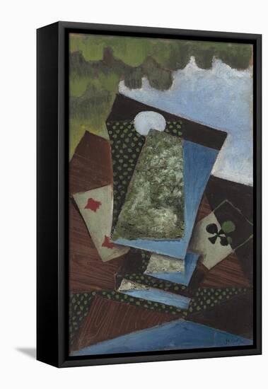Ace of Clubs and Four of Diamonds, 1912-Juan Gris-Framed Stretched Canvas