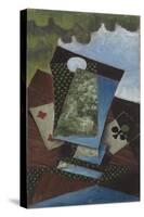 Ace of Clubs and Four of Diamonds, 1912-Juan Gris-Stretched Canvas