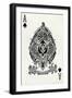 Ace of Spades from a deck of Goodall & Son Ltd. playing cards, c1940-Unknown-Framed Giclee Print