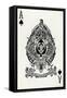 Ace of Spades from a deck of Goodall & Son Ltd. playing cards, c1940-Unknown-Framed Stretched Canvas